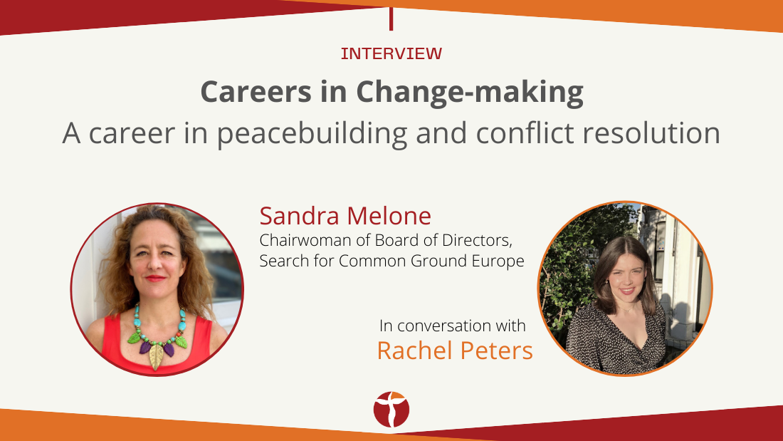 Sandra Melone peacebuilding career