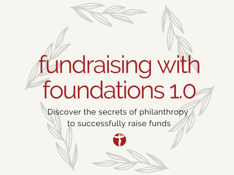 Training Fundraising with Foundations philantropy